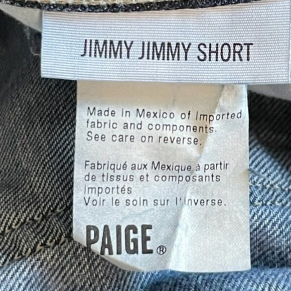 Paige Jimmy Jimmy Denim Short Distressed 28 - Picture 5 of 6